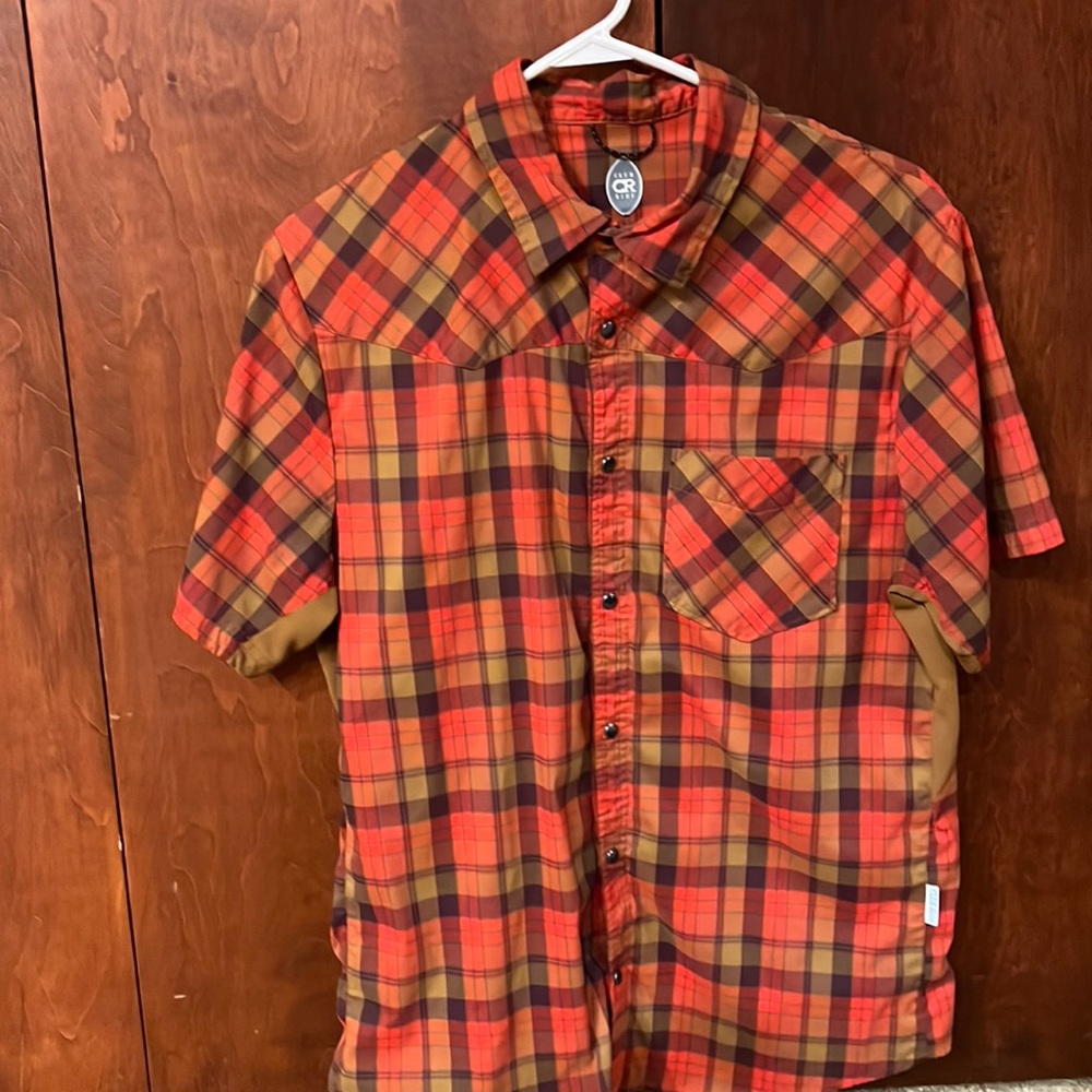 Men’s large Club Ride button up shirt